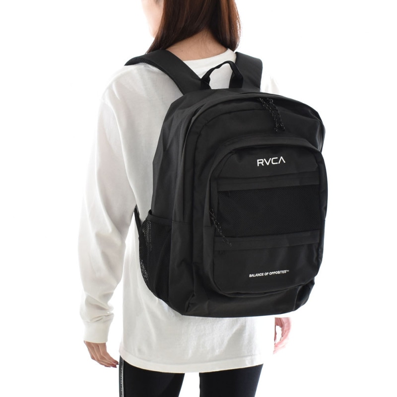 【5%OFFセール】ルーカルカRVCAリュックマルチプルバックパック32リッターMULTIPLEBACKPACK32LBE041999メンズレディースデイパックA4B5通勤通学黒