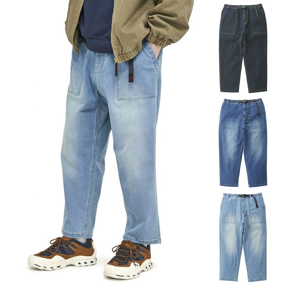 ��5%OFF������ۥ���ߥ� GRAMICCI ���ȥ�å��ǥ˥�롼���ơ��ѡ��ɥѥ�� STRETCHDENIM LOOSE TAPEREDPANT G3FU-P004 ��� ��ǥ����� �����ѥ� �ǥ˥�ѥ�� ������