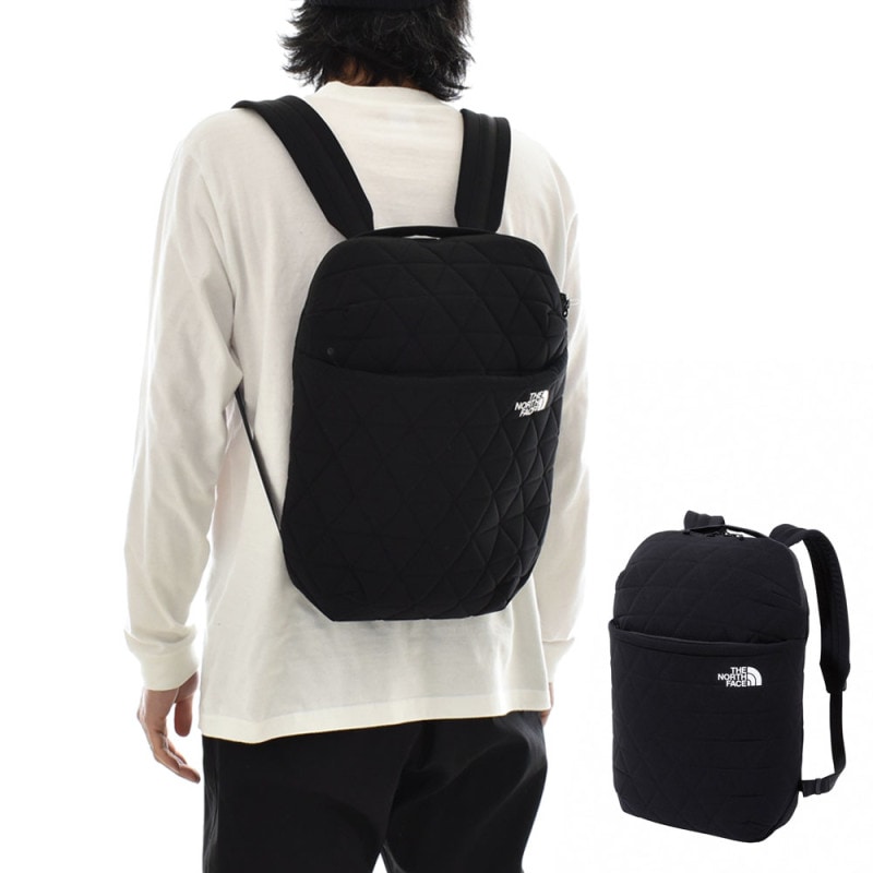 【5%OFFセール】ザ ノースフェイス THE NORTH FACE リュック ジオフェイススリムパック GEOFACE SLIMPACK NM32350 メンズ レディース バッグ デイパック キルティング調 黒