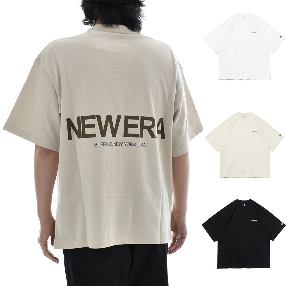 【5%OFFセール】ニューエラ new era NEWERA Tシャツ 半袖 オーバーサイズド コットン Tシャツ ザ オリジン SS OS CT TEE THE ORIGIN 14121850 14121851 14121853 メンズ