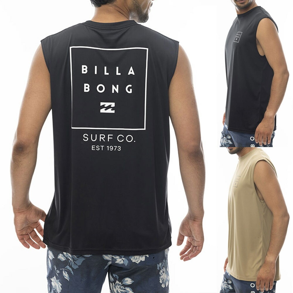 ��5%OFF������ۥӥ�ܥ� BILLABONG ��å��奬���� ��å��� �ޥå��� �Ρ����꡼�� RASH MUSCLE BE011857 ��� UV���å� UPF50+ �糰���к� ���Ƥ��ɻ� ��å���T�����