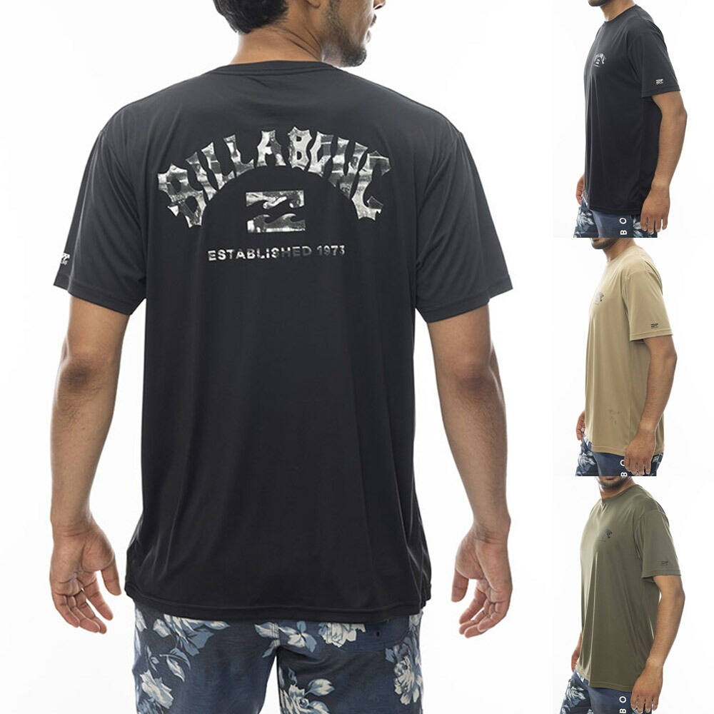 【5%OFFセール】ビラボン BILLABONG ラッシュガード ラッシュ Tシャツ 半袖 RASH TEE BE011856 メンズ UVカット UPF50+ UPF50プラス 紫外線対策 日焼け防止 ラッシュTシャツ