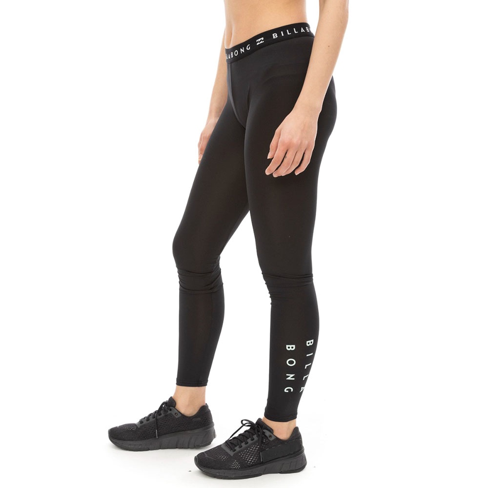 【5%OFFセール】ビラボン BILLABONG レディース ラッシュガード UV レギンス LOGO BAND UV LEGGINGS BE013410 UVプロテクション UPF50+ UPF50プラス 紫外線対策 日焼け防止 プール 海