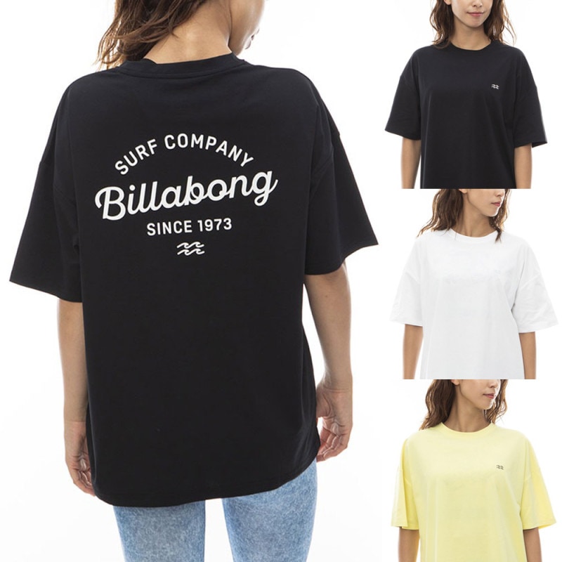 【5%OFFセール】ビラボン BILLABONG レディース ラッシュガード Tシャツ LOGO S/S TEE RASH BE013864 UVプロテクション UPF50+ 紫外線対策 日焼け防止 プール 海