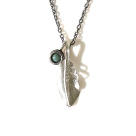 �Ρ�������� NORTH WORKS �ե������ͥå��쥹 ��Хƥ����ߥ˥ե����� �ۥ磻�ȥ���С� MINI FEATHER Chain 50cm N-615�ڥ�� ��ǥ����� �˽����ѡۡڥե����� ���� ����ǥ����󥸥��꡼ ����С�925 SILVER925 ���������� Turquoise ���������դ� 50cm��