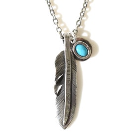 �Ρ�������� NORTH WORKS �ե������ͥå��쥹 ��Хƥ����ե����� LIBERTY FEATHER Heavy Chain 50cm N-410�ڥ�� ��ǥ����� �˽����ѡۡڥե����� ���� ����ǥ����󥸥��꡼ ����С�925 SILVER925 ���������� Turquoise ���������դ� 50cm��