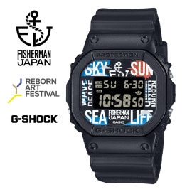 ��5%OFF������ۡڤ����󤻾��ʡۥ����� CASIO G-SHOCK ��������å��ӻ��� DW-5600 RF24-1JR ����ܥ졼������ǥ� FISHERMAN JAPAN Reborn-Art Festival �� ���� 5600