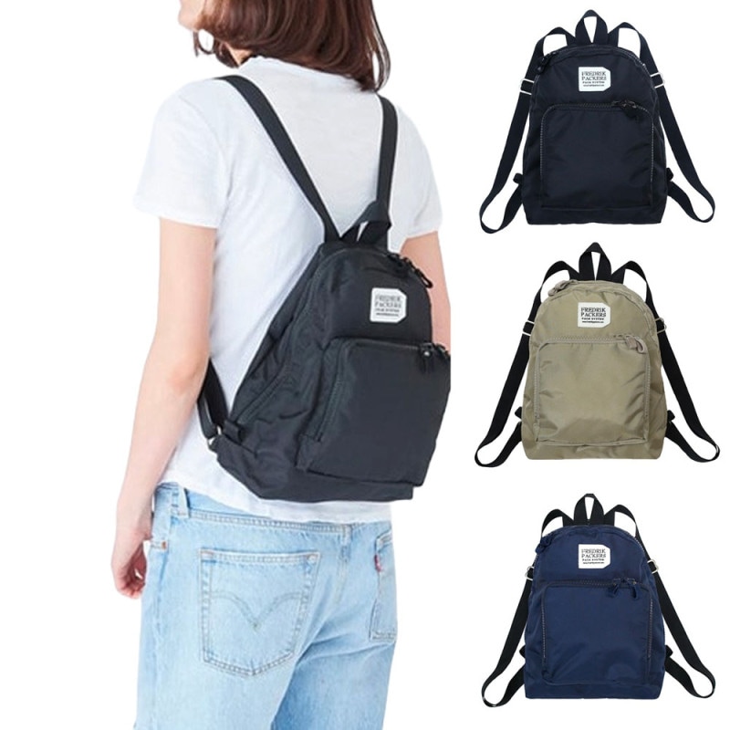 【5%OFFセール】フレドリックパッカーズ FREDRIK PACKERS バッグ リュック 420D デイリーラックサック ミニリュック ミニバッグ 420D DAILY RUCK SACK 黒 ベージュ