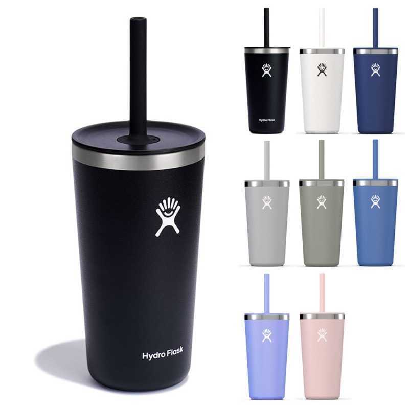 【5%OFFセール】ハイドロフラスク Hydro Flask タンブラー 20オンス オールアラウンドタンブラー ウィズ ストロー リッド 20oz All Around Tumbler With Straw Lid 890173 591ml