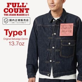�ե륫����� FULL COUNT ��������� �����ץ�� �ǥ˥ॸ�㥱�å� Type1 Denim Jacket (One Wash) 13.7oz 2107W-20 ��� �ե������� 1st G�����