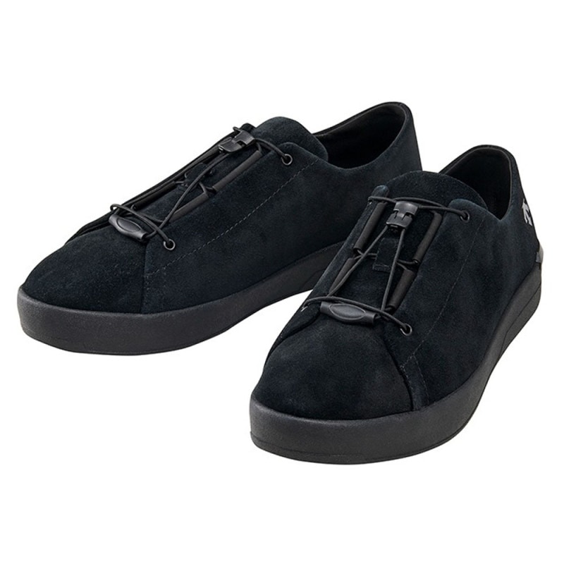 【5%OFFセール】デサントDESCENTE スニーカー ヴェルサー コートタイプ VERTHER CE LE 24.2 DU4FRS01U 2665246【メンズ 男性 26.5cm 27.0cm 27.5cm】【上位モデル 透湿防水 レインシューズ スエード調 人工皮革 オーソライト消臭機能 通勤 通学 ビジカジ アウトドア ブラック 黒】