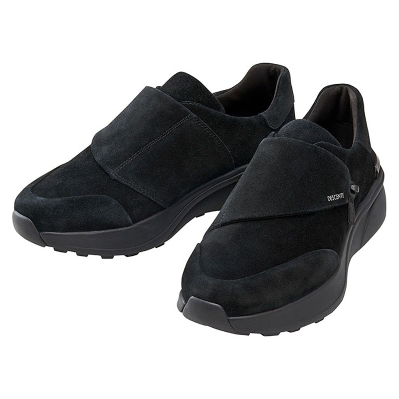 【5%OFFセール】デサントDESCENTE スニーカー ヴェルサー RS LE 24.1 VERTHER RS LE 24.1 DU4FRS03U 2665272【メンズ 男性 26.5cm 27.0cm 27.5cm】【ビブラムソール 透湿防水 レインシューズ スエード調 人工皮革 オーソライト消臭機能 通勤 通学 ビジカジ アウトドア ブラック 黒】