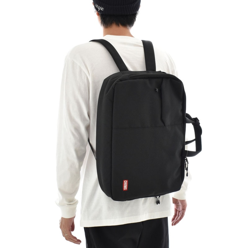 【5%OFFセール】チャムス CHUMS ビジネスバッグ エスエルシー 3ウェイ ブリーフケース SLC 3Way Briefcase CH60-3852【メンズ レディース 男女兼用】【ショルダーバッグ 肩掛け 斜め掛け ビジネスバッグ ビジネストート 通勤 通学 就職祝い 新入学 入学祝い 大学生 シンプル ブラック 黒】