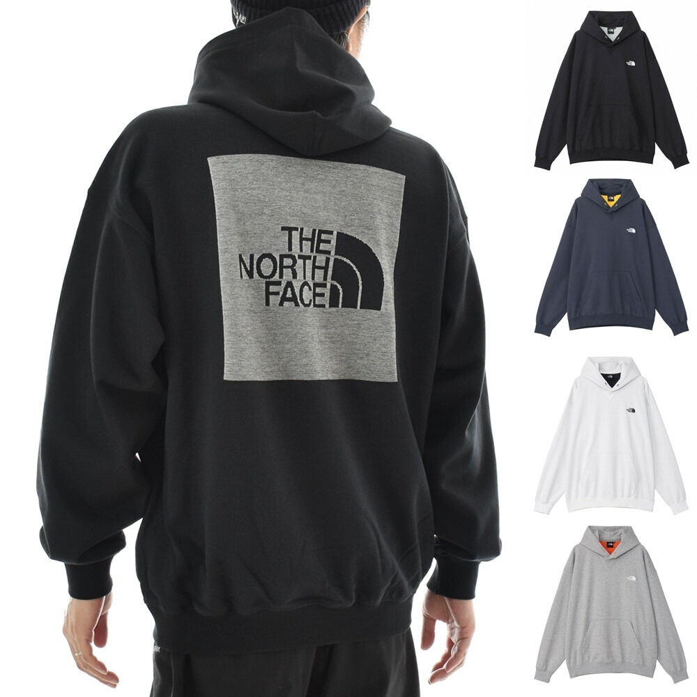 【15%OFFセール】ザ ノースフェイス THE NORTH FACE パーカー ジャカードバックスクエアロゴフーディー JACQUD BACK SQUARE LOGO HOODIE NT62437【メンズ レディース パーカ フーディ ロゴパーカー 裏起毛 アメカジ スウェット スエット トップス 大きいサイズ アウトドア キャンプ】