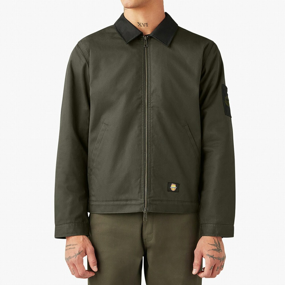 【5%OFFセール】ディッキーズ スケートボーディング Dickeis Skateboarding × スピットファイア Spitfire ジャケットJACKET DK0A865Q【メンズ スピットファイヤ スピットファイアー スピットファイヤー コラボ コラボレーション 中綿 アウター ブルゾン スイングトップ スウィングトップ】
