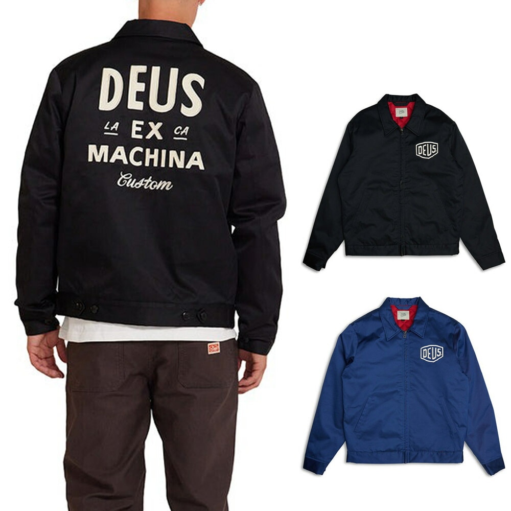 【5%OFFセール】デウス エクス マキナ Deus ex Machina ジャケット ワークウェア ジャケット 2.0 WORKWEAR JACKET 2.0 DMF246742【メンズ レディース 中綿  裏地付 アウター ブルゾン スイングトップ スウィングトップ ワークジャケット ワーカージャケット ワークウエアジャケット】