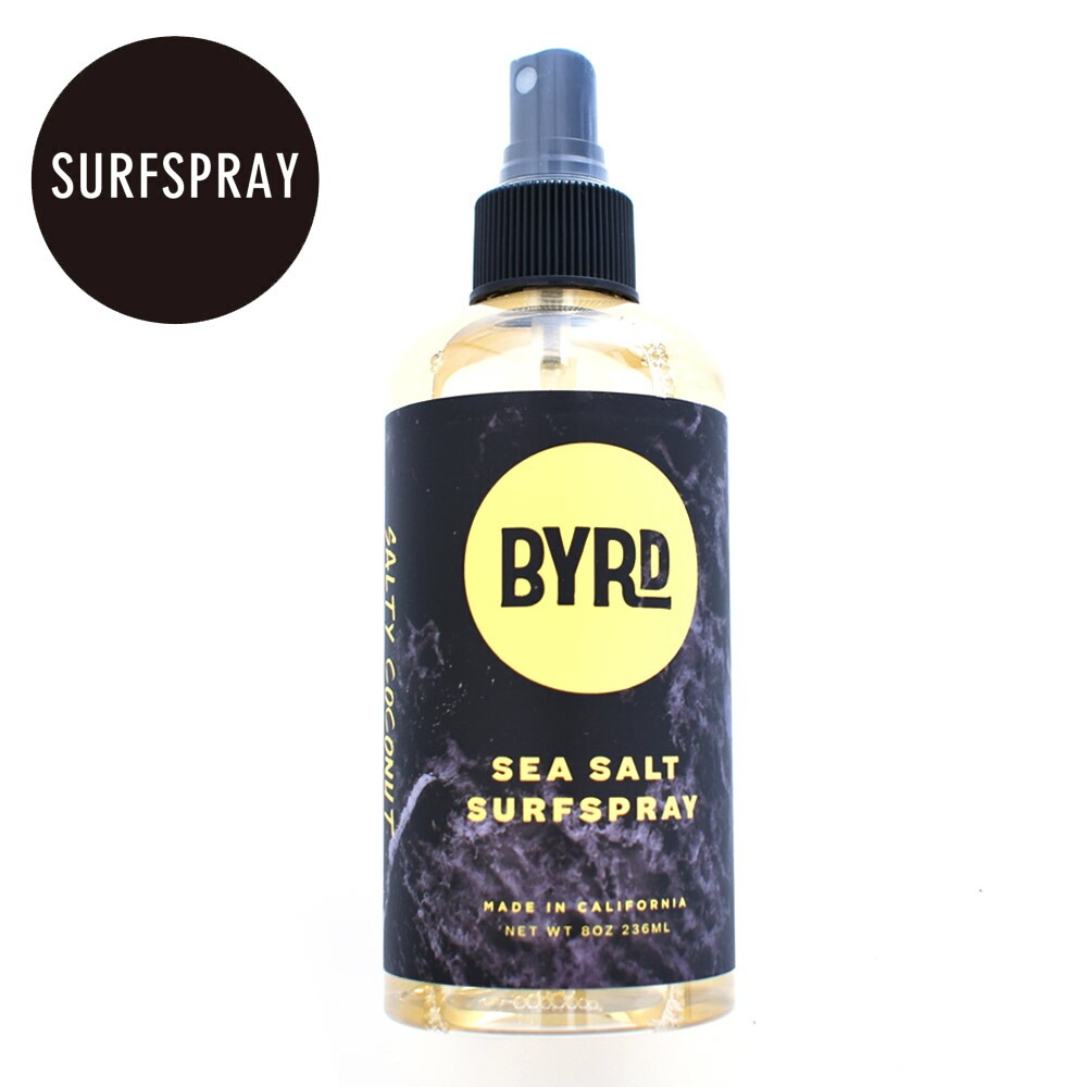 【5%OFFセール】バード BYRD ヘアスタイリング剤 テクスチャライジングサーフスプレー TEXTURIZING SURFSPRAY #861588000185 236ml【メンズ レディース ヘアスプレー 海塩ミスト ウェーブスタイリング スタイリングスプレー ヘアケア ナチュラル ボリュームアップ ヘアセット シーソルト】