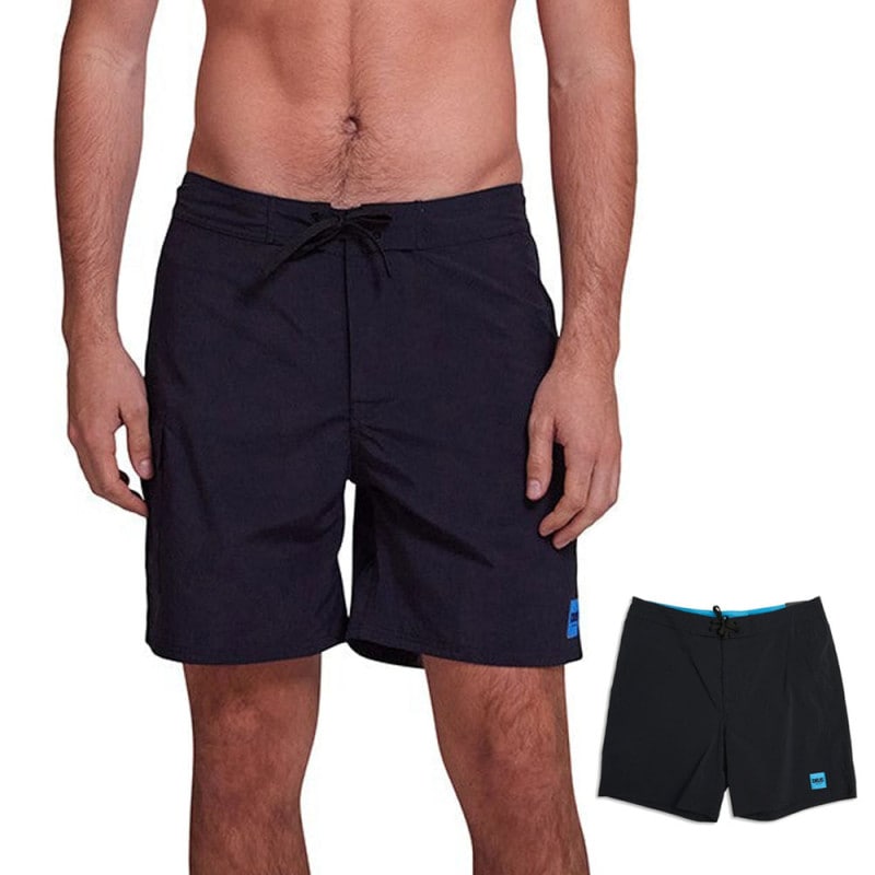 【5%OFFセール】デウス エクス マキナ Deus ex Machina ボードショーツ リスコ ボードショーツ RISCO BOARDSHORT DMP242237A【メンズ 30インチ】【サーフショーツ サーフパンツ 海パン サーフィン サーファー シンプル COUDURA コーデュラナイロン 黒 ブラック】