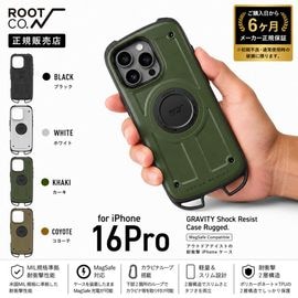 ��iPhone16Pro���ѥ������ۥ롼�� ���� ROOT CO. iPhone������ ����ӥƥ� ����å��쥸���ȥ����� �饮�å� �����ե��󥱡��� �����ȥɥ� ������ �Ѿ׷� GRAVITY Shock Resist Case Rugged. for iPhone16Pro GSH-436253 GSH-436260 GSH-436277