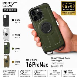 ��iPhone16ProMax���ѥ������ۥ롼�� ���� ROOT CO. iPhone������ ����ӥƥ� ����å��쥸���ȥ����� �饮�å� �����ե��󥱡��� �����ȥɥ� ������ �Ѿ׷� GRAVITY Shock Resist Case Rugged. for iPhone16ProMax GSH-436253 GSH-436260 GSH-436277