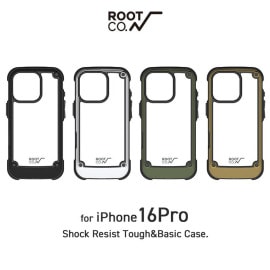 ��5%OFF������ۡ�iPhone16Pro���ѥ������ۥ롼�� ���� ROOT CO. iPhone������ ����ӥƥ� ����å��쥸���� ����&�١����å������� �����ե��󥱡��� �Ѿ׷� GRAVITY Shock Resist Tough & Basic Case. for iPhone16Pro GST-436659 GST-436666 GST-436673 GST-436680