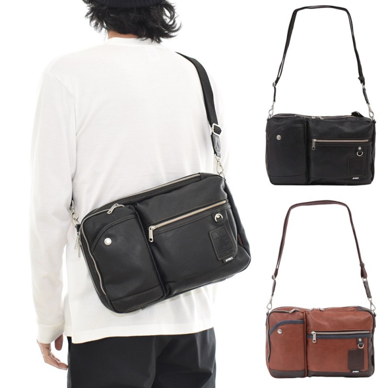 【5%OFFセール】アヴィレックス アビレックス AVIREX バッグ スチュアート 2Way ショルダー STUART 2Way Shoulder AX5004【メンズ レディース ボディバッグ ボディーバッグ ワンショルダーバッグ スリングバッグ ボディバッグ ショルダーバッグ ブランド カバン 鞄 かばん 斜めがけ 肩掛け】