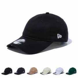 【10%OFFセール】ニューエラ new era NEWERA キャップ 無地 無字 ムジ 9TWENTY 920 ロングバイザー【ノンウォッシュコットン ベーシック メンズ レディース ベースボール