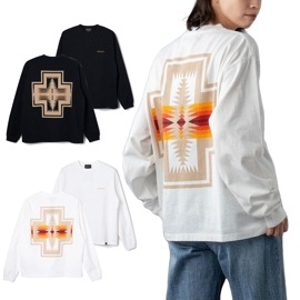 【10%OFFセール】ペンドルトン PENDLETON 長袖Tシャツ バックプリント ロングスリーブTシャツ 5175-9104 5175-9007【メンズ レディース 男女兼用 ユニセックス XS 
