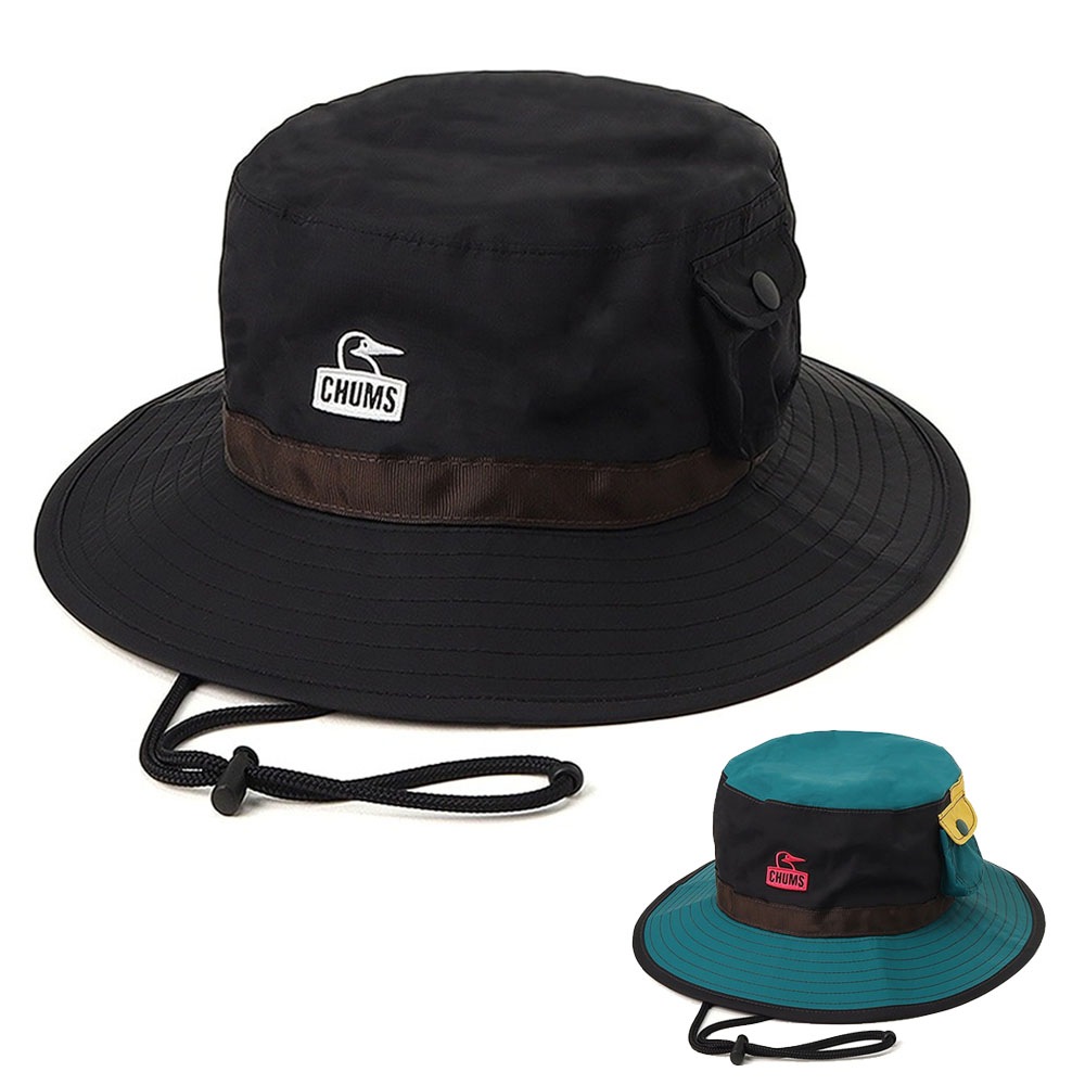 チャムス CHUMS ロックビルハット Rockville Hat CH05-1372【メンズ レディース 男女兼用 フリーサイズ】【防水 透湿 撥水 軽量 あご紐付き アウトドア キャンプ フェス 登山 釣り 帽子 ナイロン 2.5層構造 蒸れにくい】
