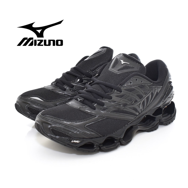 【5%OFFセール】ミズノ MIZUNO スニーカー ウエーブ プロフェシー LS WAVE PROPHECY LS D1GA333701【メンズ 男性 26.5cm 27.0cm 27.5cm カジュアル 厚底 シューズ ローカット 軽量 Y2K ハイテクスニーカー 紐靴 インフィニティウエーブ ウェーブ ブラック 黒 D1GA3337】