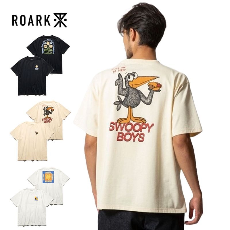 【5%OFFセール】ロアーク リバイバル ROARK REVIVAL 半袖 Tシャツ L/S TEE RLTJ1100 RLTJ1101 RLTJ1102 RLTJ1103【メンズ 男性 M L】【ロンT カットソー 接触冷感 吸水速乾 抗菌防臭機能 裾部分のドローコード 黒 ブラック】
