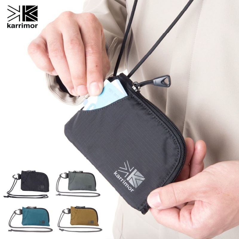 【5%OFFセール】カリマー Karrimor TC チームパース TC team purse 501072【メンズ レディース 男女兼用】【アウトドア ウォレット ワレット 財布 軽量 コンパクト 登山 キャンプ トレッキング フィールド用 サイクリング 釣り 黒 ブラック】