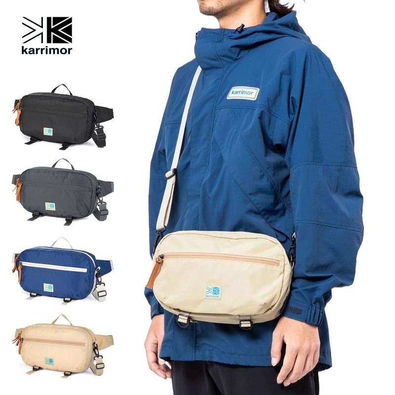【5%OFFセール】カリマー Karrimor VT ヒップバッグ R VT hip bag R 501222【メンズ レディース 男女兼用】【5.5L 2WAY ウエストポーチ ショルダーバッグ 軽量 撥水性 アウトドア フェス キャンプ トラベル ユニセック 黒 ブラック】