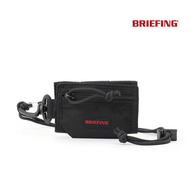 【5%OFFセール】ブリーフィング BRIEFING 財布トライフォールド ウォレット TRIFOLD WALLET BRA231A72【メンズ レディース 男女兼用】【三つ折り財布 コンパクトウォレット ミニ財布 軽量 撥水 ナイロン製 小銭入れ付き ブラック リサイクルナイロン】