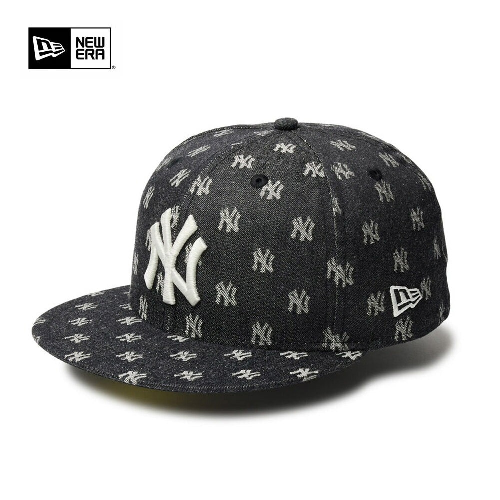 【5%OFFセール】ニューエラ NEW ERA キャップ 帽子 ジャガード 5950 59FIFTY MLB Jacquard 14388853【メンズ レディース 男女兼用】【ブラック クローム ジャカード スナップバック ニューヨーク・ヤンキース NY モノグラム フィッテッドキャップ サイズ展開あり】