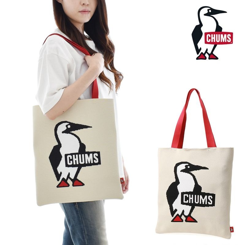 【5%OFFセール】チャムス CHUMS バッグ ジャカードニットトートバッグ Jacquard Knit Tote Bag CH60-3935【メンズ レディース ジャガード トートバッグ ロゴ ブービーバード a4 小さめ ミニ 通勤 通学 布 軽量 軽い マザーズバッグ おしゃれ 収納 保育園 旅行 エコバッグ 使いやすい】