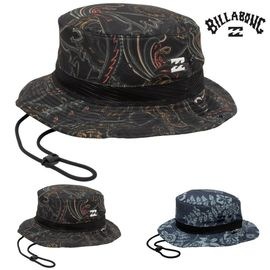 【5%OFFセール】ビラボン BILLABONG サーフハット プリント 帽子 SURF HAT PRINT BF011913 【メンズ レディース 男女兼用 水陸両用 UPF50+ 紫外線対策 UV