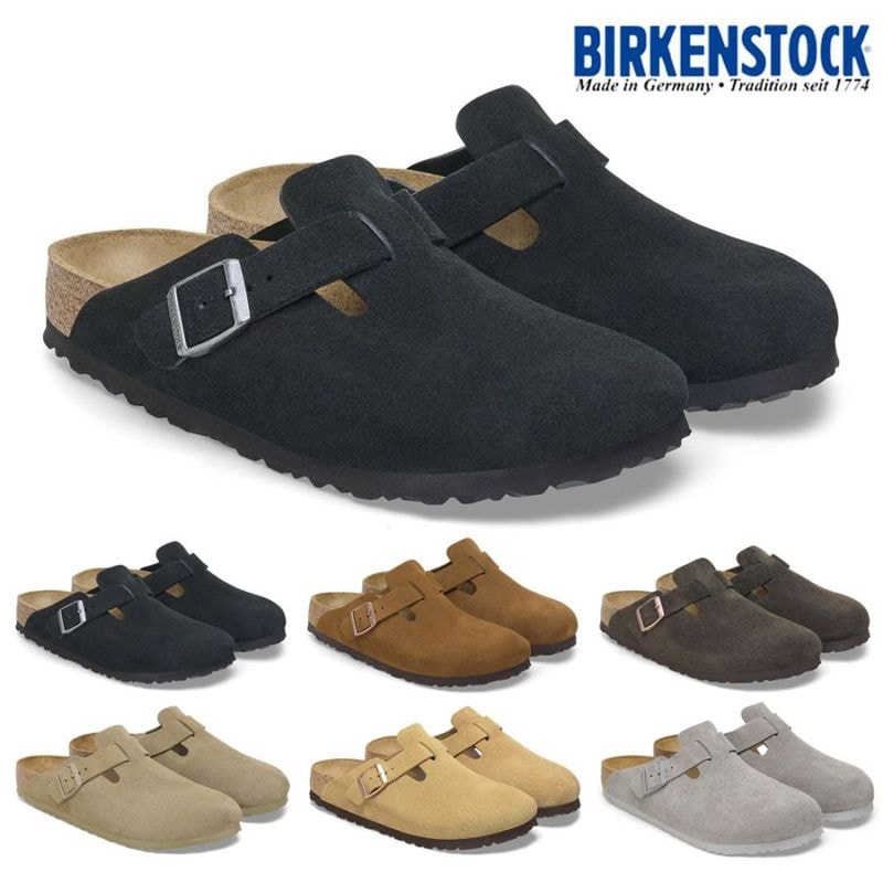 【5%OFFセール】ビルケンシュトック BIRKENSTOCK サンダル ボストン Boston 1027067 1027119 1027460 1025844 1026164 1027751 1027142 1027110 0060901 1025788【メンズ(レギュラー) レディース(ナロー) スエード スウェード ベロア レザー コンフォート ブラック ミンク 他 全6色展開】