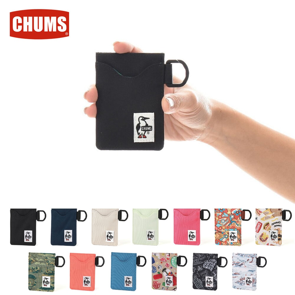 【10%OFFセール】チャムス CHUMS 定期入れ リサイクルパスケース ケ－ス Recycle Pass Case CH60-3575【メンズ レディース キッズ  IDケース カードケース ポーチ プレゼント アウトドア 軽量 コンパクト 丈夫 通勤 通学 ビジネス 贈り物 プレゼント 黒 ブラック】