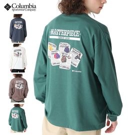 ������ӥ� Columbia ĹµT����� �ե����ȥ⡼�˥󥰥���ե��å����󥰥��꡼�֥ƥ��� Fortmorning Graphic L/S Tee PM0578�ڥ�� ����T ����˥����å� �ۼ�®�� ����˥������� UPF50 UV���å� �Хå��ץ��� �����ȥɥ� �����奢���