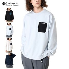 ������ӥ� Columbia ĹµT����� ��󥰥��ȥ꡼�ȥ��󥰥��꡼�֥��롼 Yonge Street Long Sleeve Crew PM0898�ڥ�� ����T����� Ĺµ �ۼ�®�� ����˥����å� UV���å� ����˥������� �ݥ�T �ݥ��å��դ� �����奢�� �����ȥɥ���