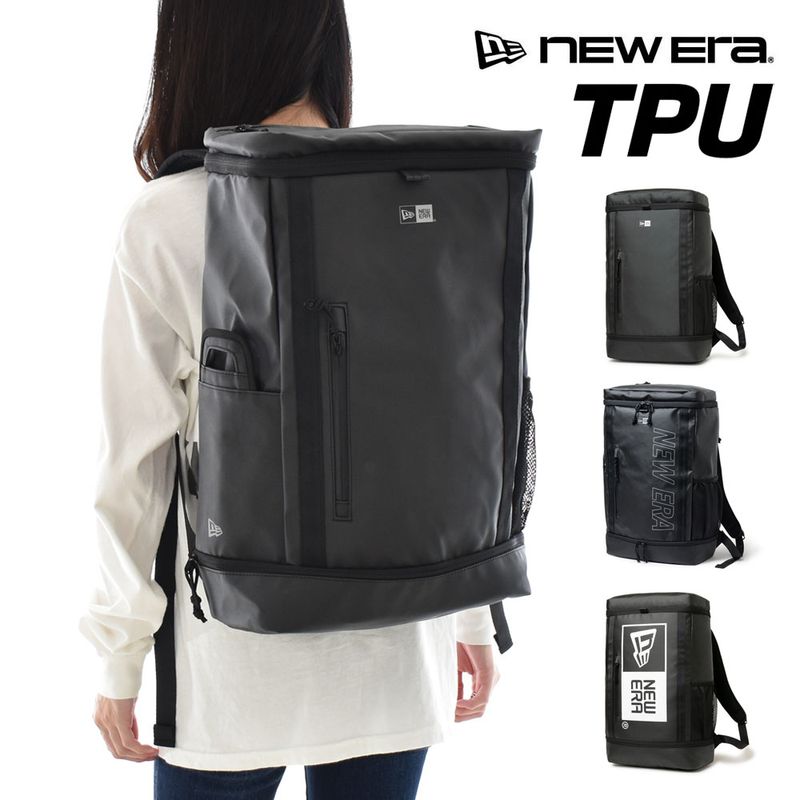 【5%OFFセール】ニューエラ NEW ERA  リュック ボックス パック 32リッター TPU BOX PACK BLACK 32L TPU 14521360 14521358 14521359【メンズ レディース 男女兼用 バッグ バックパック デイパック 大容量 撥水 耐久 防水 ロゴ入り 通勤 通学 旅行 修学旅行 黒】