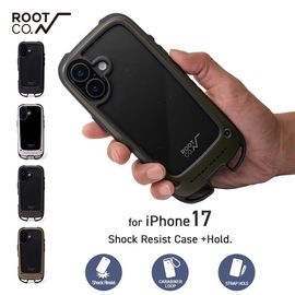 ��iPhone17���ѥ������ۥ롼�� ���� ROOT CO. iPhone������ ����ӥƥ� ����å��쥸���ȥ����� + �ۡ���� �����ե��󥱡��� �����ȥɥ� ������ �Ѿ׷� GRAVITY Shock Resist Case +Hold. for iPhone17 GSH-438844 GSH-438851 GSH-438868 GSH-438875