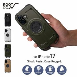 ��iPhone17���ѥ������ۥ롼�� ���� ROOT CO. iPhone������ ����ӥƥ� ����å��쥸���ȥ����� �饮�å� �����ե��󥱡��� �����ȥɥ� ������ �Ѿ׷� GRAVITY Shock Resist Case Rugged. for iPhone17 GSRU-439438 GSRU-439445 GSRU-439452 GSRU-439469