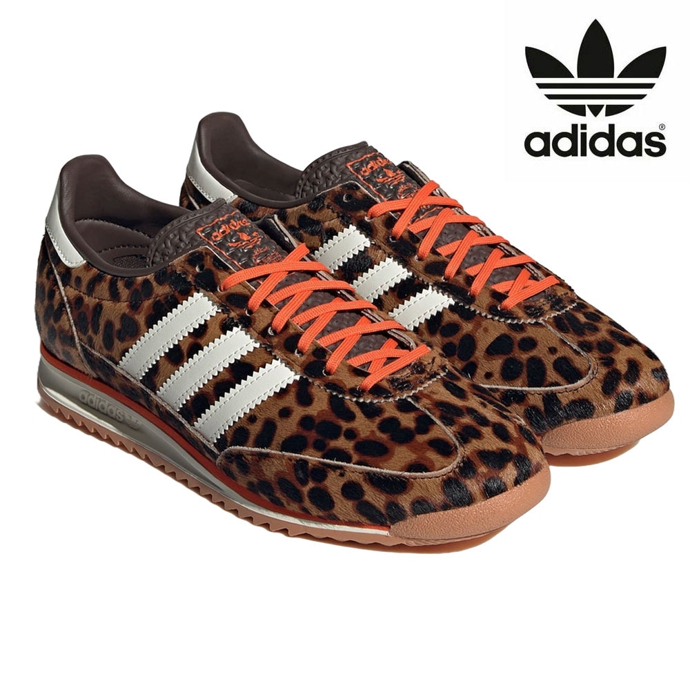 アディダス オリジナルス adidas originals レディース スニーカー エスエル 72 オージー ダブリュー SL 72 OG W JI0189【ウィメンズ 女性用 23.5cm 24.0cm 24.5cm Tトゥー ティートゥー 起毛 ハラコ風 レオパード ヒョウ柄 豹柄 アニマル柄 ブラウン 茶色 ガムソール】