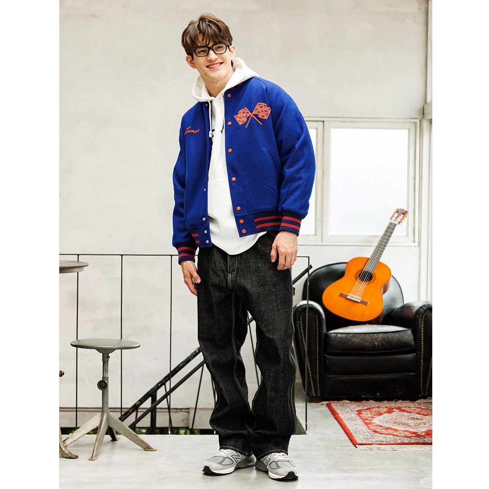 ヒューストン HOUSTON スタジャン メルトン アワード ジャケット