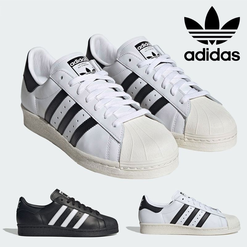 アディダス オリジナルス adidas originals スニーカー スーパースター 82 SUPERSTAR 82 JI2025 JI2026【メンズ 靴 26.5cm 27.0cm 27.5cm レザー シェルトゥ クラシック 定番 ローカット ストリート アメカジ 大人 復刻 1982年モデル】