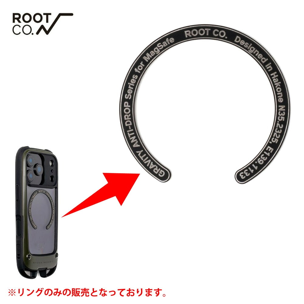 ルート コー ROOT CO. magsafe リング 薄型 グラビティ メタル リング バージョン2 フォー マグセーフ GRAVITY METAL RING ver.2 for MagSafe MRM-436499 対応 iPhone17 16 15 14 13 12 air plus pro max スマホリング リングホルダー スマートフォン リングスタンド