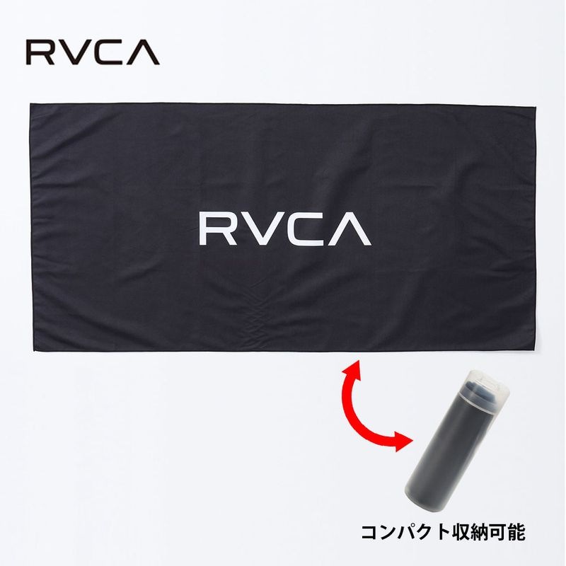 ルーカ ルカ rvca タオル スイムタオル RVCA SWIM TOWEL BG041915【メンズ レディース 男女兼用 ユニセックス サーフタオル ビーチタオル バスタオル ブランド ロゴ ブラック 黒 贈り物 プレゼント】