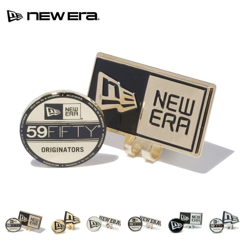 ニューエラ new era NEWERA ゴルフ ボールマーカー ベーシックマーカー GOLF BASIC MARKER 14135914 14864766 14864764 14864763 14864767 14864765【メンズ レディース 男女兼用 金属製 フラックロゴ バイザーステッカー ロゴマーク プレゼント】